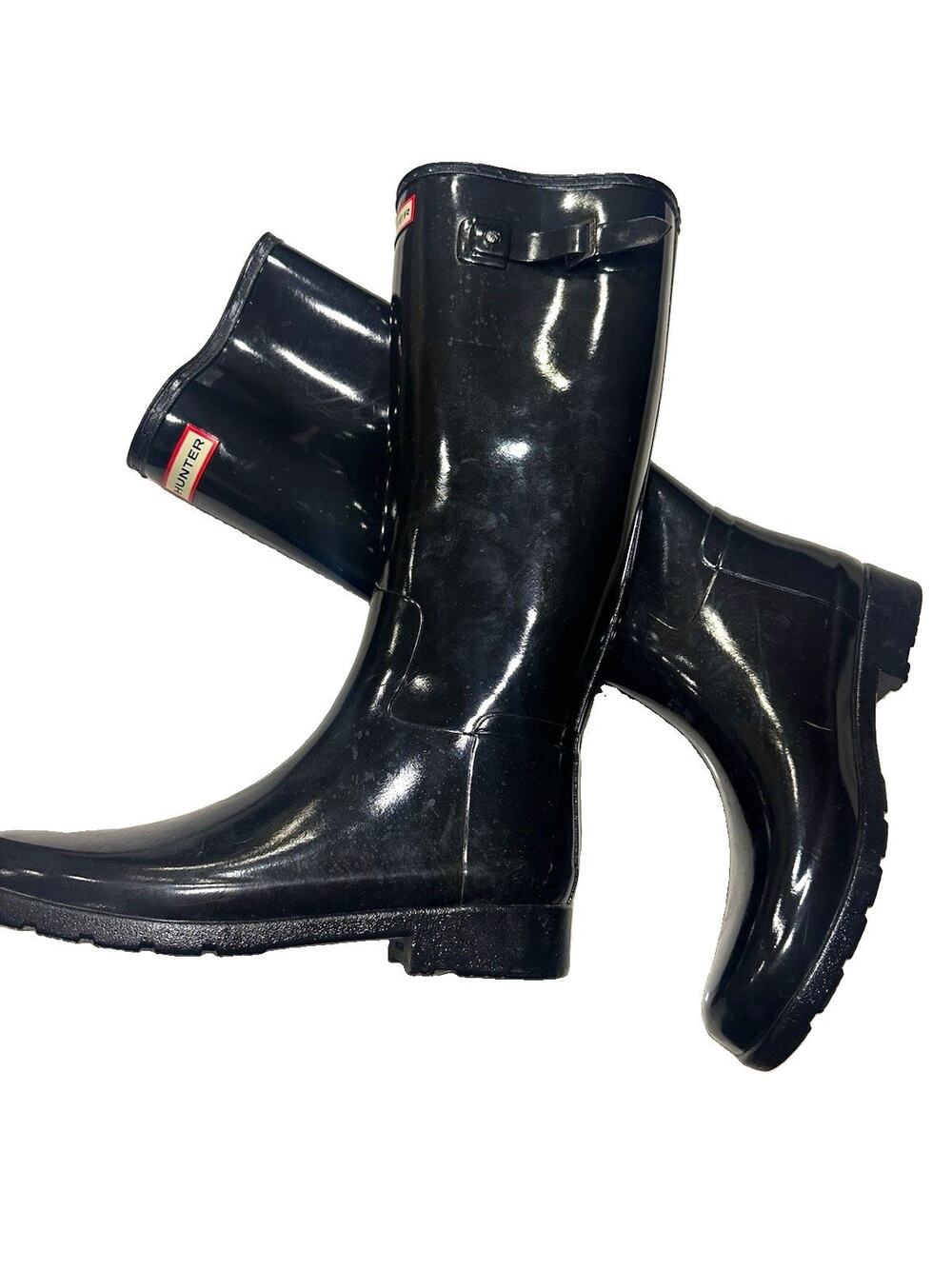 NEW Hunter Original Black Waterproof Rubber Knee High Rain Boots Women’s 10 42